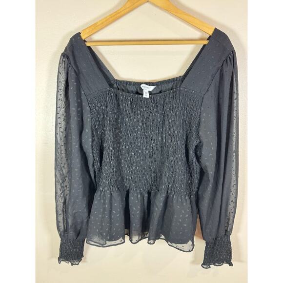 Women’s Plus Size 2X Blouses Boho Neutral Cottage Ruffle *Bundle of 2* - Picture 7 of 12